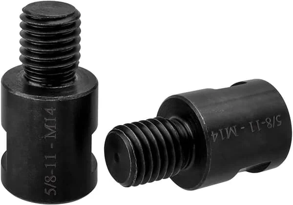 2 st 5/8"-11 till M14 Vinkelslipadapter Konverteringsslipadapter 5/8"-11 Hon- till M14 Hangänga för Vinkelslip Poleringstillbehör