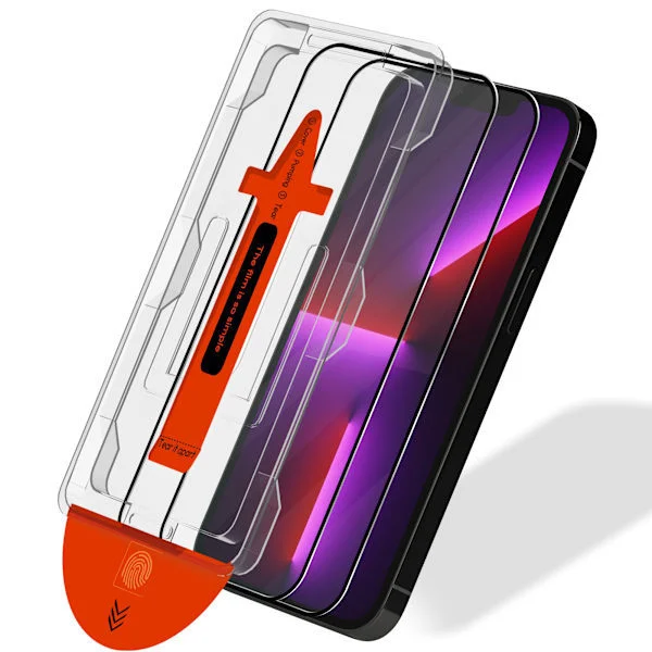 2-pakning iPhone 13 Pro skjermbeskytter - herdet glass | [Automatisk installasjon] - Boblefri iPhone 13 Pro Iphone 13 Pro