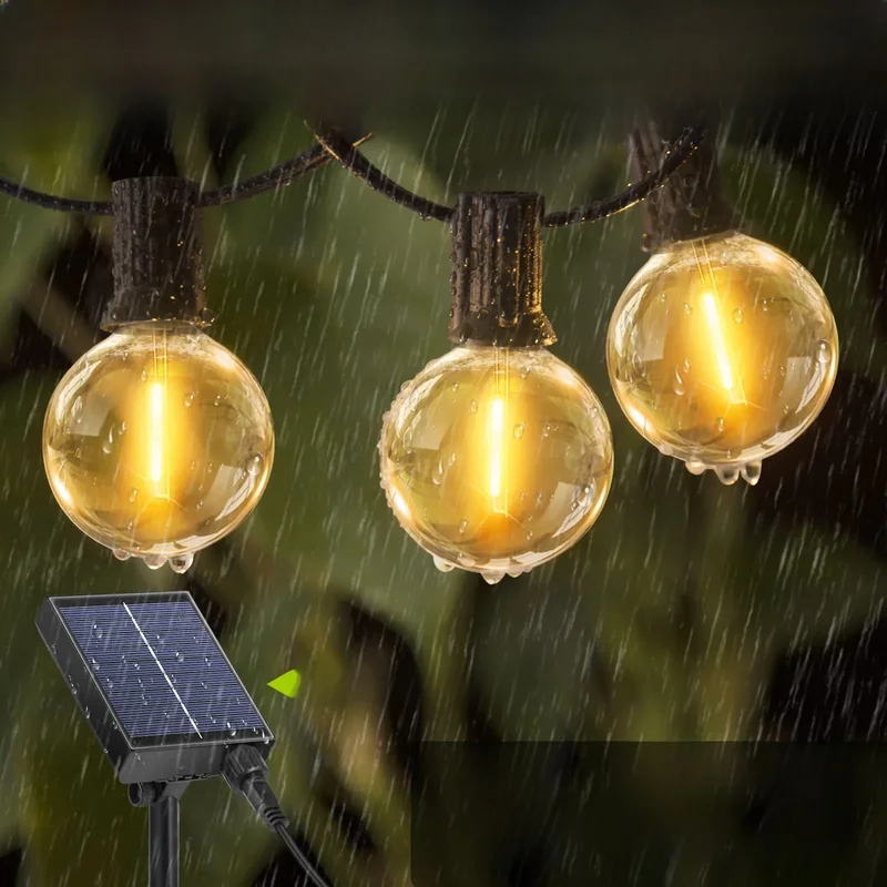 AliExpress - Camping Solar Lichterketten LED Bruchsichere Glühbirnen Stimmung Fee Lampen Außenbeleuchtung für Garten Hochzeit Dekor