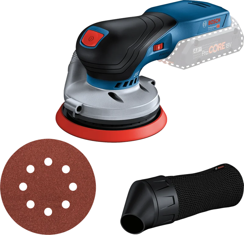 Bosch GEX 18V-125 Excenterslip utan batteri och laddare, Maskiner
