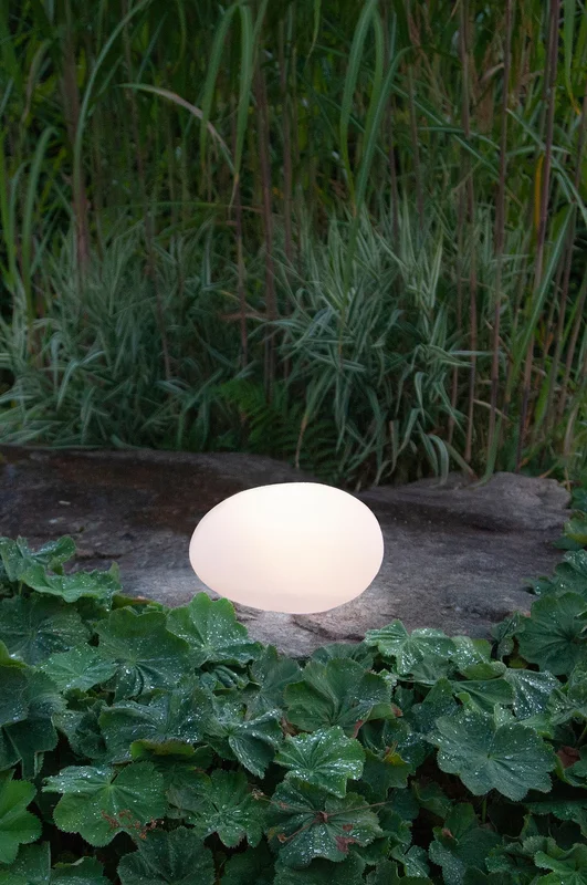 Decoratie op zonnecellen Globy 32 cm Wit - Koop Buitenverlichting bij Jotex