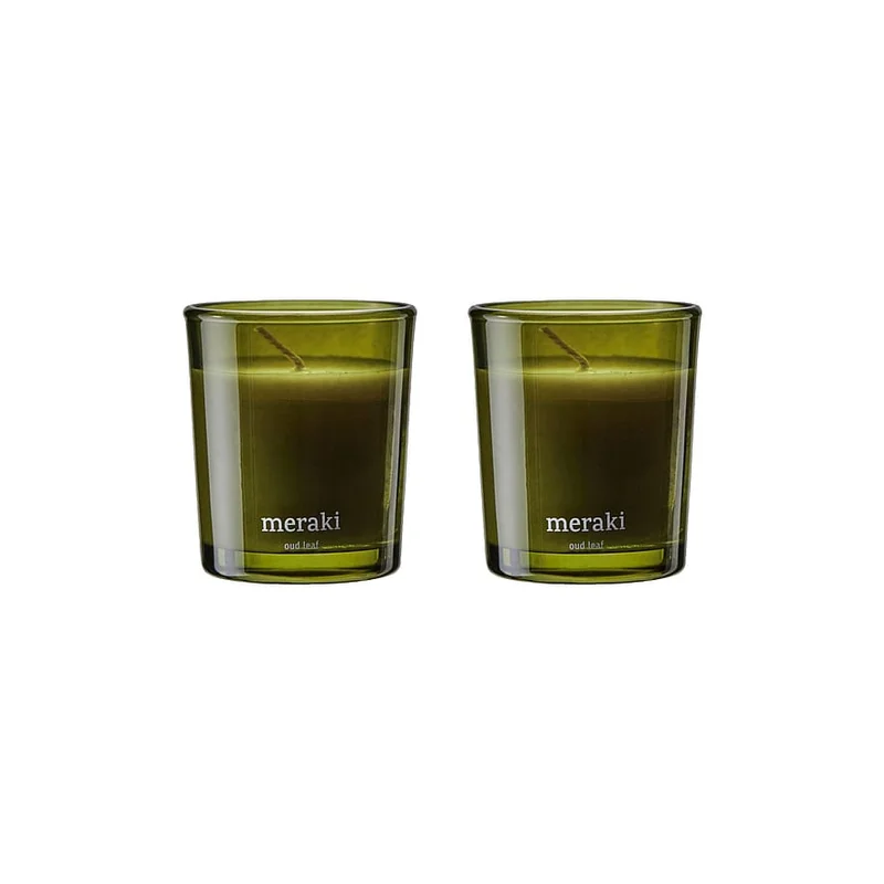 Spar 20% • Køb 2, Meraki Duftlys Oud Leaf 120 g, Tøj & Bolig, Duft Til Hjemmet, Duftlys
