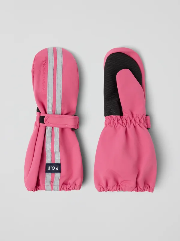 Polarn O. Pyret - Waterproof mittens - 1 - Childrenswear - pink