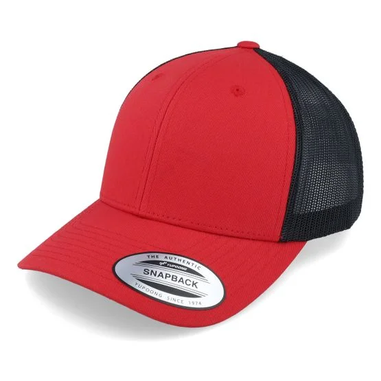 Yupoong - Red trucker Czapka Z Daszkiem - Red/Black Trucker @ Hatstore