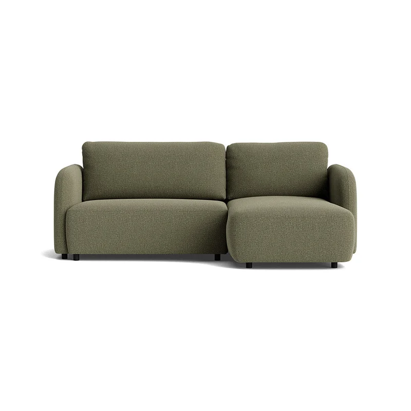 Arezzo chaiselong sovesofa, højrevendt - Nordic Grøn - 241x154x90 - Sofa, sovesofa, chaiselong