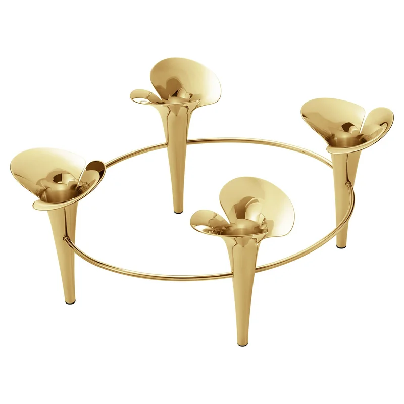 Georg jensen Bloom Botanica lysestake, gull' - 'Gold