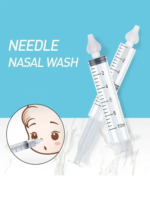 AliExpress - Baby Neusreiniger 2 Stuks Neusring Naaldbuis Wasmachine 10Ml Baby Neuszuiger Reiniger Spuit Wassen Baby Verzorgingsgereedschap