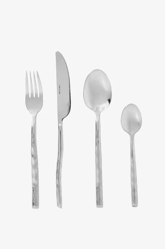 Muubs - Bestick Uta - Polerat stål 16 delar - Silver - Bestick - Från Homeroom