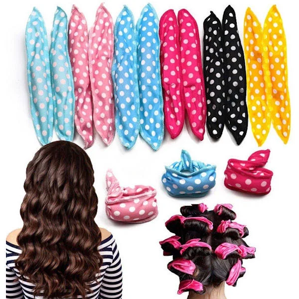 Heatless Hair Curlers - Hair Curler - Curling Styler Heatless Hair Curlers - Sponge Hair Curlers - For Fine and Thick Hair