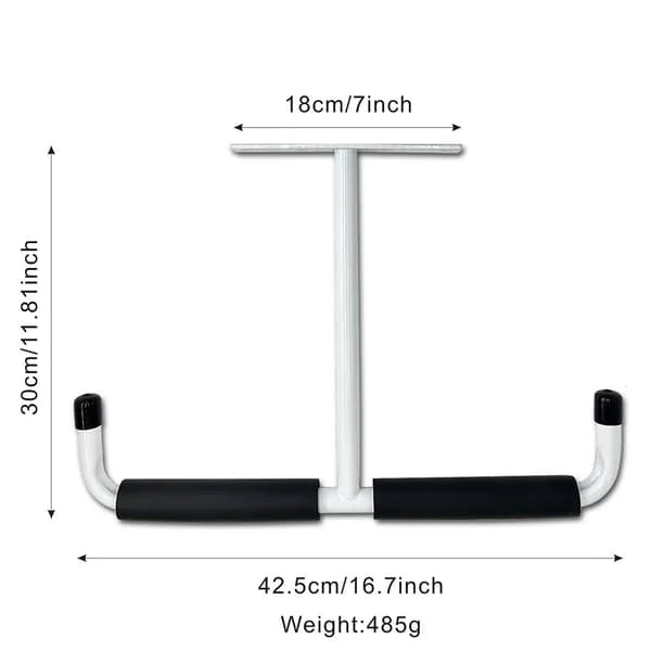 Stål Garasje Tak Oppbevaringskrok, Heavy Duty Oppbevaringsstativ for Hengende Tre, Sykler, Verktøy, Tre, Snowboards, Fiskeutstyr, Solid 