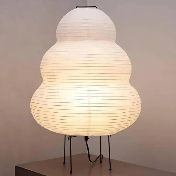 Nogyu2022 Akari japanilainen paperilattiavalaisin - Noguchi paperilyhty lattiavalaisin - Viihtyisä mid-century lattiavalaisin (Lattiavalaisin)