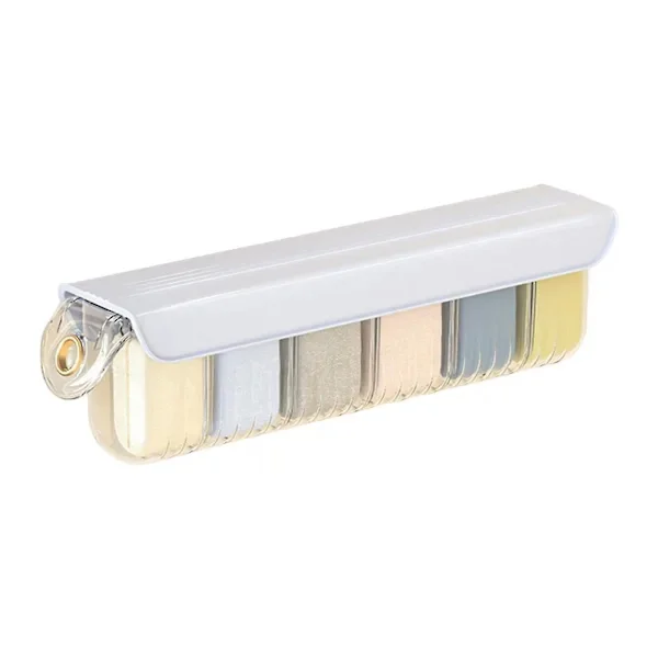 Wall-Mounted Underwear Storage Box, Reptålig, Stor Kapacitet, Förvaringslåda för Sovrumshylla Garderob