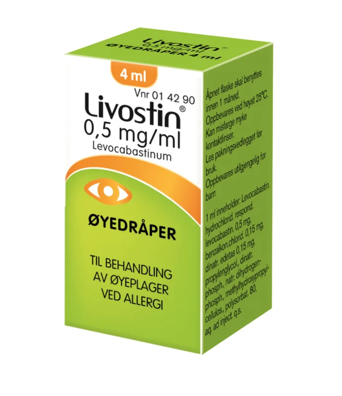 Livostin øyedr 0,5mg/ml