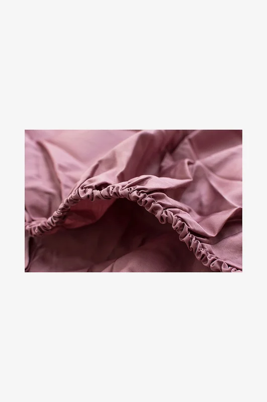 DecoFlux - Dra-på-laken Solid - Rosa - Dra-på-laken - 140X200 - Fra Homeroom