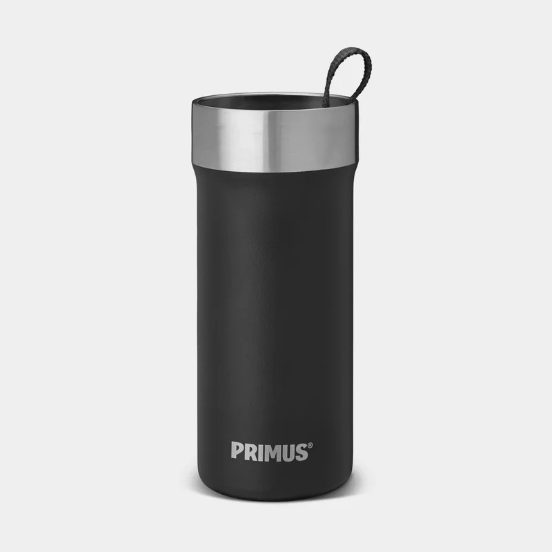 Termokrus med låg Primus Slurken Vacuum Mug Black, 40 cl / 400 ml