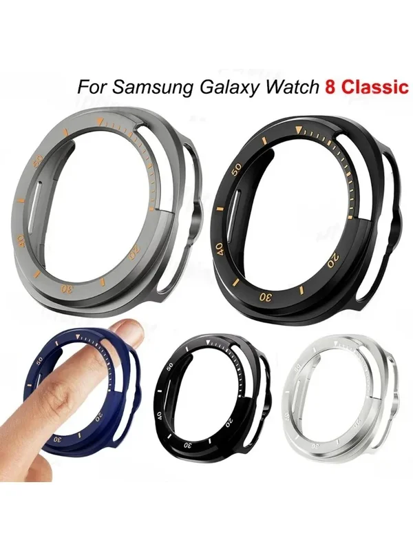 AliExpress - Schutzhülle für Samsung Galaxy Watch 8 Classic 46 mm, harter PC-Stoßfänger, kein Bildschirmfilm, Galaxy Watch 8 Classic Cover-Zubehör