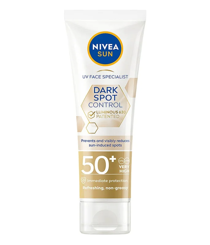 NIVEA Luminous Sun Fluid SPF 50 40 ml, Hudpleje, Solcreme, Solcreme Til Ansigtet