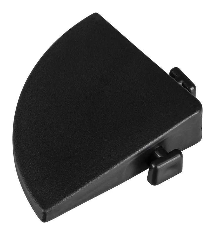 PELA 532223 Hörnlist till garagegolv, 2-pack Svart, Garageinredning & förvaring