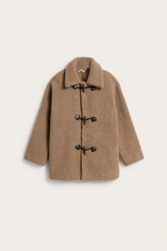 Kappahl | Pilejacka med duffelknappar Beige L | Dam