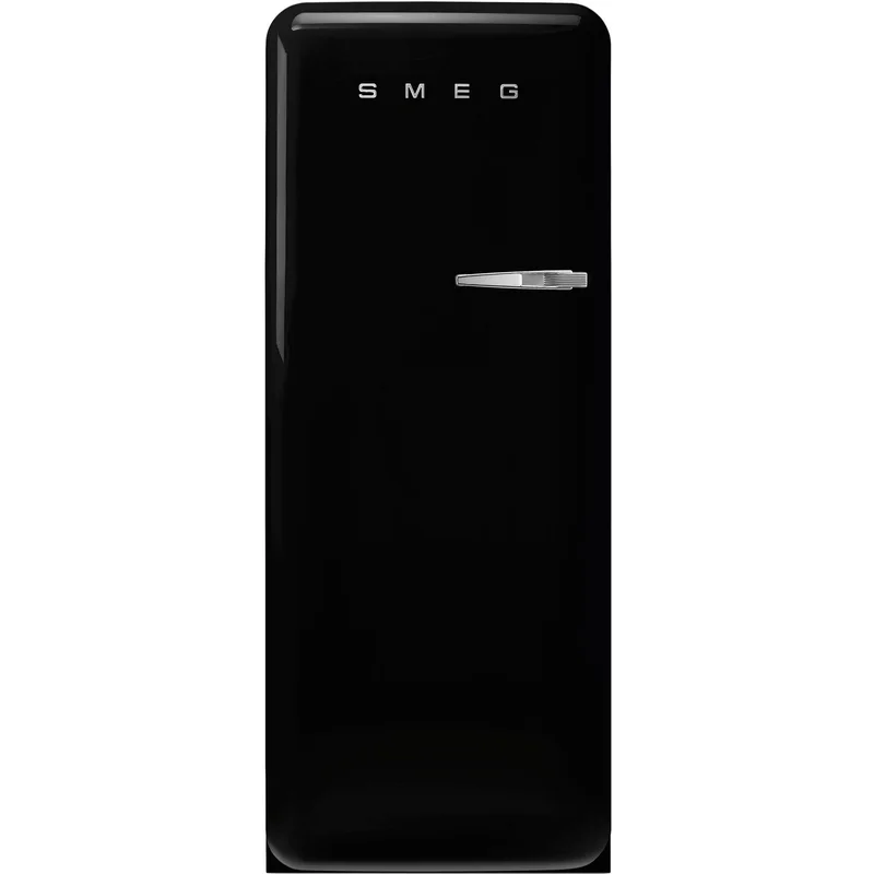 Smeg FAB28LBL6 Kjøleskap Med Fryser 153cm Venstrehengt Svart