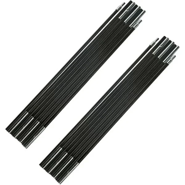 Universal trampoline glassfiberstang, brukes til å erstatte toppstang/metallring - 2 lokk [total lengde 3,2 meter] 7 seksjoner