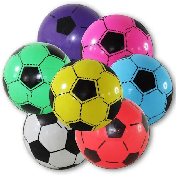 4 x fotbollar i plast, 20 cm fotbollar för barn och träning