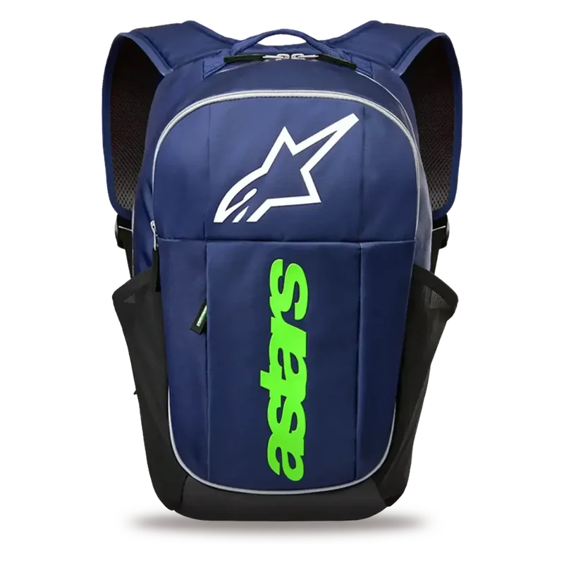 Mochila Alpinestars GFX Boss azul marino/verde