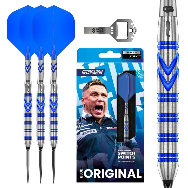 Red Dragon Darts Gerwyn Price Iceman Blue 90% Switch Point Darts