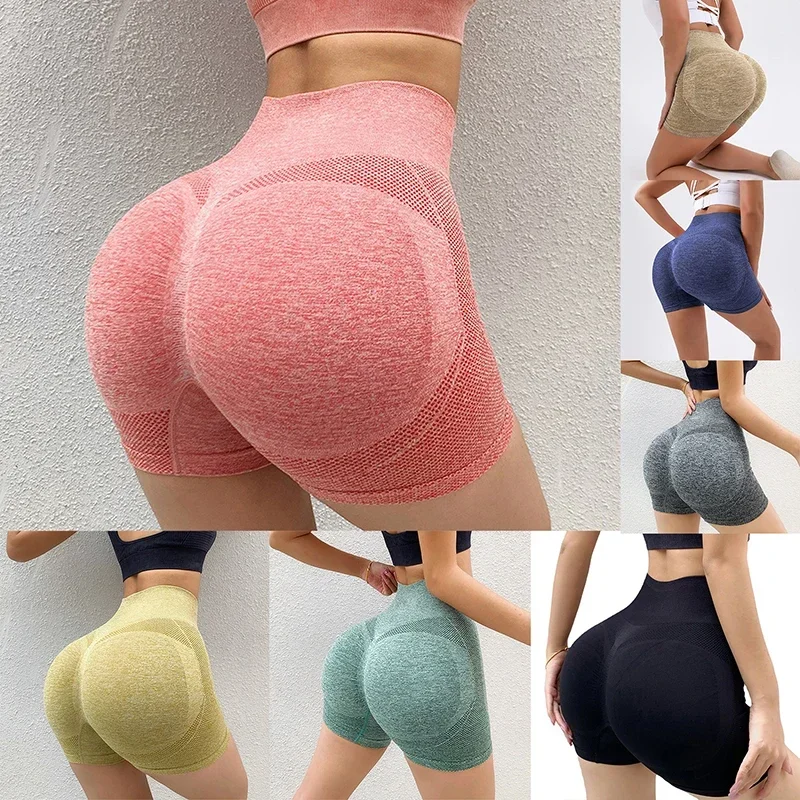 AliExpress - Damesshorts Sport voor dames Nieuwe fietsen Jogging Fitness Hoge taille Push-up gymshorts Legging Dames Yogakleding