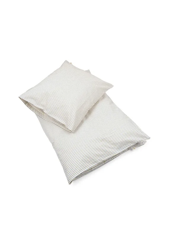 Konges Sløjd Strandshavet Baby Bedding Gots Stripe Bluie One Size, Børn & Forældre, Sengetøj, Dyner & Puder, Sengetøj
