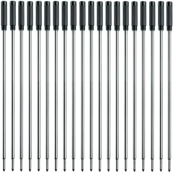 20-pack Svarta bläckpatroner för Cross-pennor