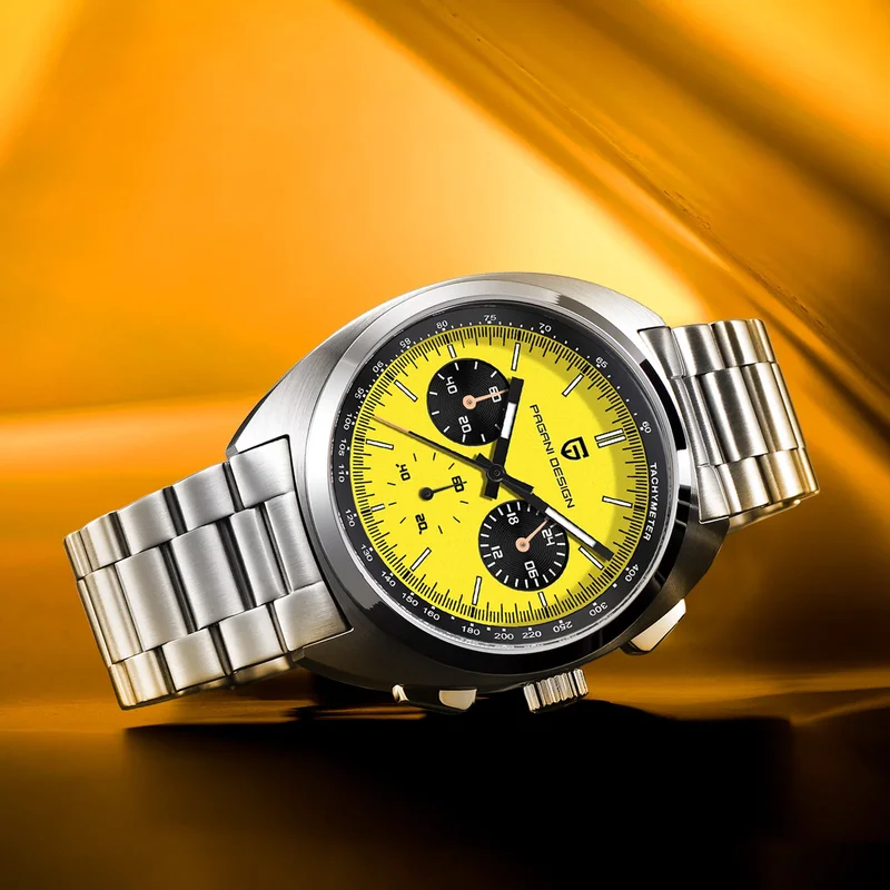 AliExpress - 2026 New PAGANI DESIGN Panda Men's Watches Luxury Quartz Watch Men Chronograph AR Sapphire Waterproof Sport clock Local Shipping