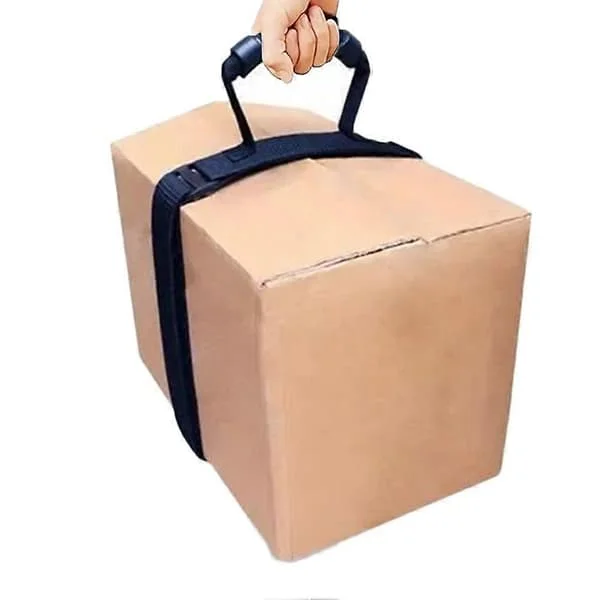 Kraftige flyttestropper 195 cm - Boksløfter med ergonomisk håndtak