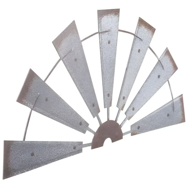 Rustic Wall Decor for Farmhouse Living Room, Decorative Windmill, Wall Sculpture, Home Decor