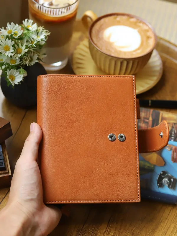 AliExpress - Moterm Vollnarben-Pflanzlich gegerbtes Leder Original A6 Plus Cover für A6 Stalogy Notebook Planer Organizer Agenda Journal Tagebuch
