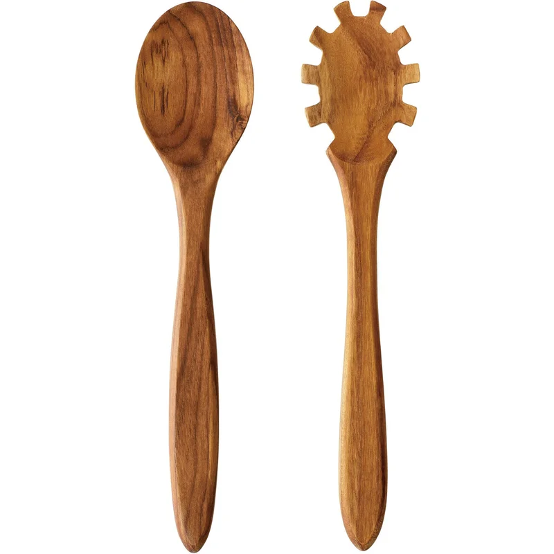 Aida RAW Salatbestikk 2 deler, Teak ' - 'Teak wood