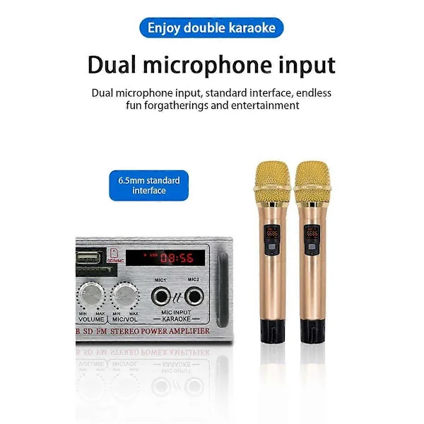 Bil Bluetooth Forsterker Høyttaler Bluetooth Høyttaler Bil Effektforsterker for Hjemmebruk Bil
