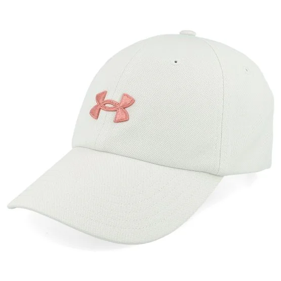 Under Armour - Blitzing Stone/Pink Dad Cap Unconstructed Beige Cap - @ Hatstore
