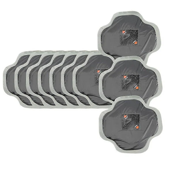10 stk. 128 mm bil naturlig gummi dekk punktering reparasjon kald lapp slangeløse lapper