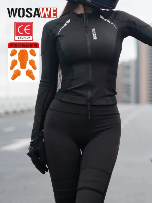 AliExpress - WOSAWE Dames motorfiets zachte beschermende bodyprotector zomer motorjas motorcross racebroek CE goedgekeurd