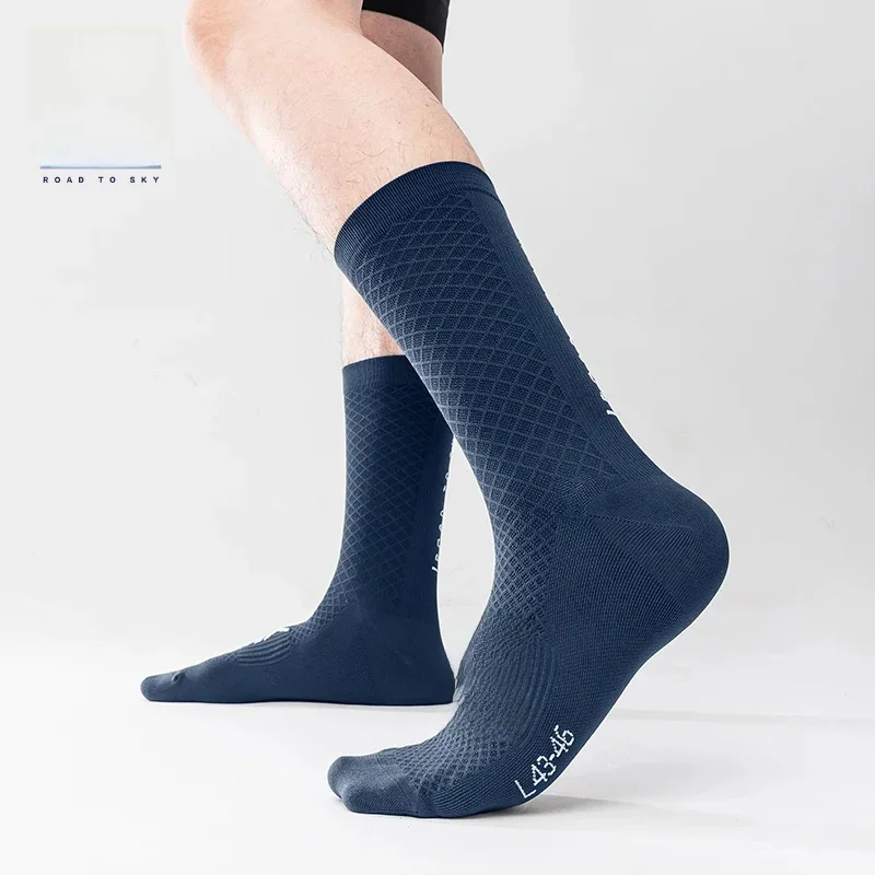 AliExpress - ROCKBROS Fietssokken Rustgevende sportsokken Schokabsorberende fietssokken Ademende stof Hoge elastische outdoorsokken Een paar