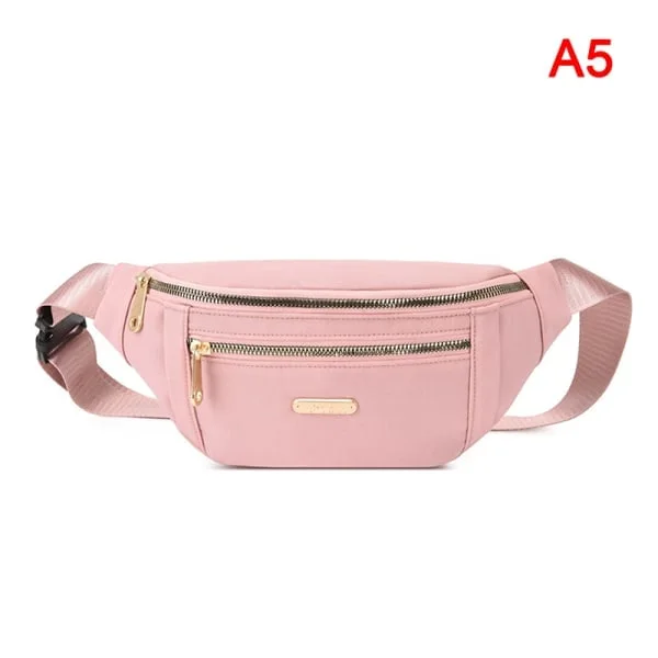 Sport Midjeväska Dam Crossbody Plånbok Bälte Rese Telefonväska - Spot Sale Rosa