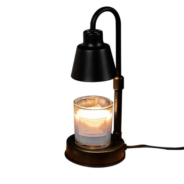 Lamp for wax warmer, metal candle lamp, dimmable candle melter for scented candles, melting candles from top to bottom, scented wax for home