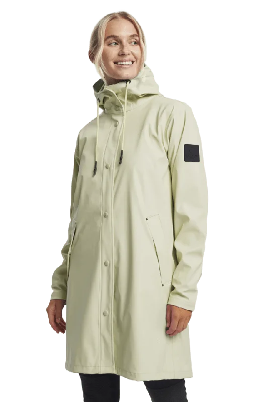Tenson Apelviken Rain Coat Women Regnjackor Dam Beige L