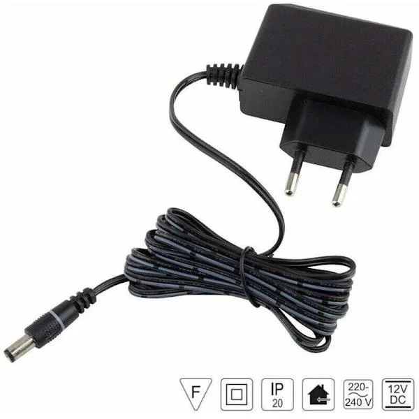 Transformator för 12V 6W IP20 LED-lister, nätadapter, strömförsörjning, listbelysning, armatur för hem, vardagsrum, sovrum, kontor