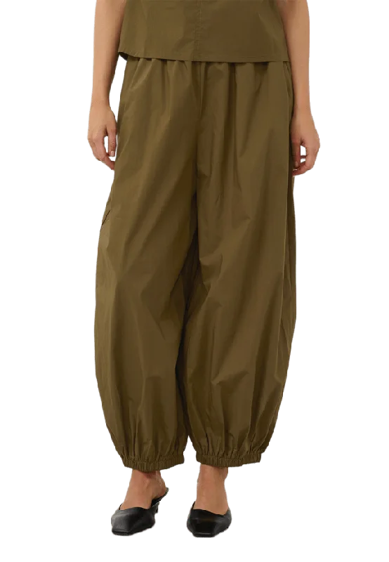 Soaked In Luxury Molopo Pants Trouser Byxor Dam Grön L