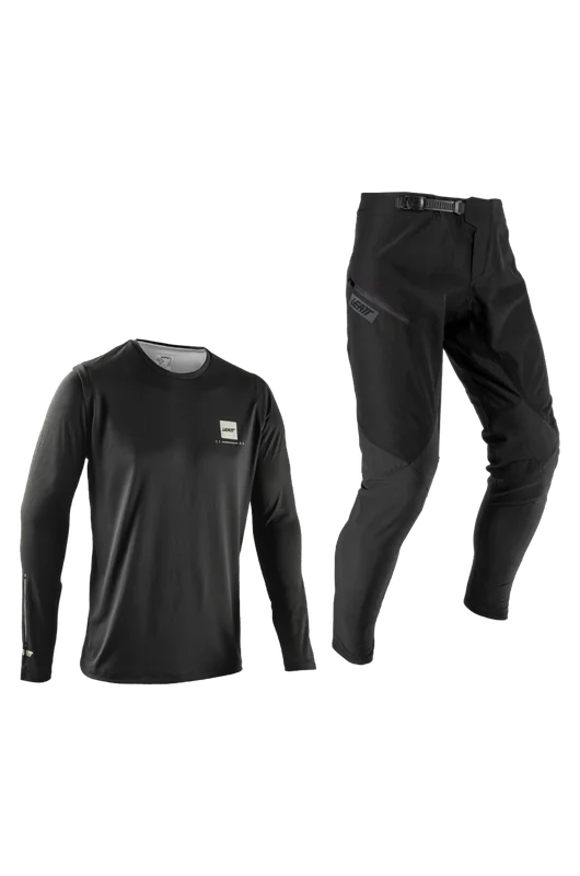 Leatt Ride Kit MTB Gravity 1.0 MTB-Kläder Ghost Black XL