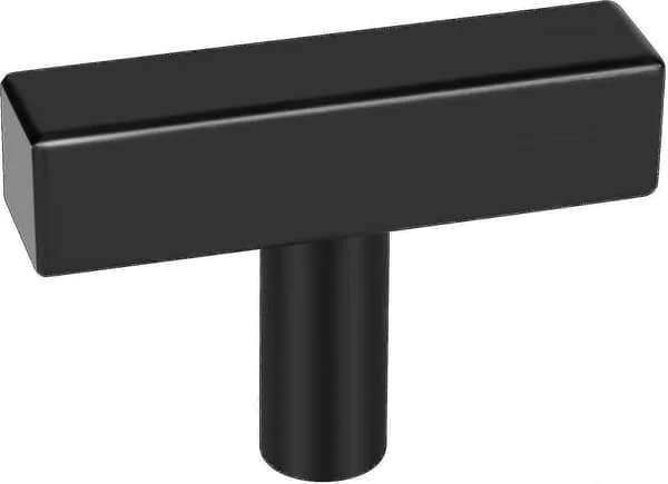 10-pack Matte Black Cabinet Knobs Kitchen Hardware Black Drawer Pulls