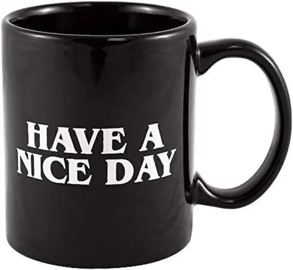 SSRGV Hav en god dag kaffekrus langfinger sjov kop til kaffe mælk juice