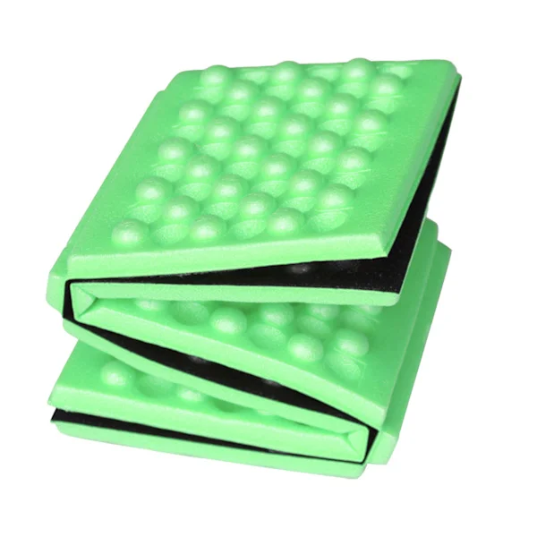 Outdoor Foldable Portable Foam Cushion Seat Pad Honeycomb 6 Fold Foam Pad Mat for Hiking Green 39x28.5x0.9cm/15.4x11.2x0.4in